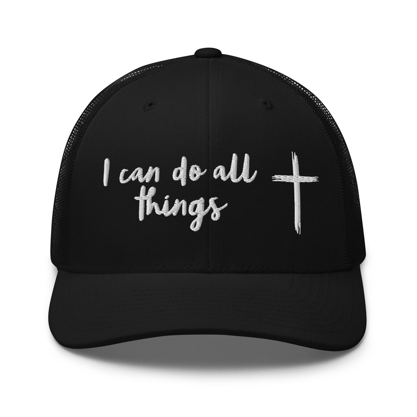 I Can Do All Things Trucker Hat – Embroidered | Philippians 4:13