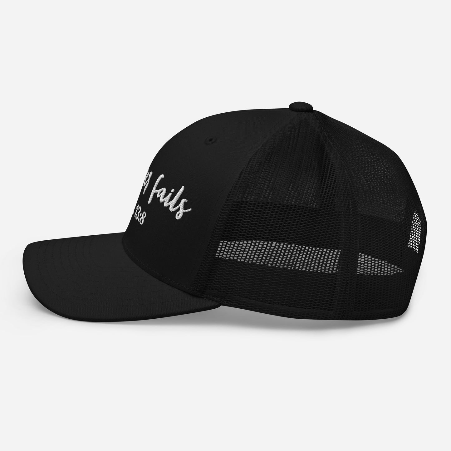 Love Never Fails Trucker Cap