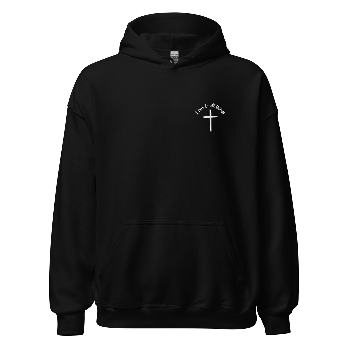 I Can Do All Things – Philippians 4:13 Embroidered Hoodie