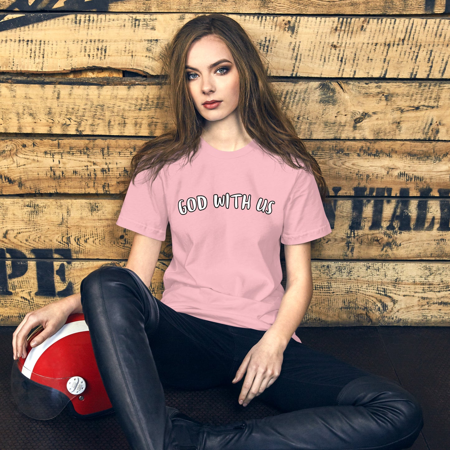 Faithful in Pink – God With Us Tee (Isaiah 7:14)